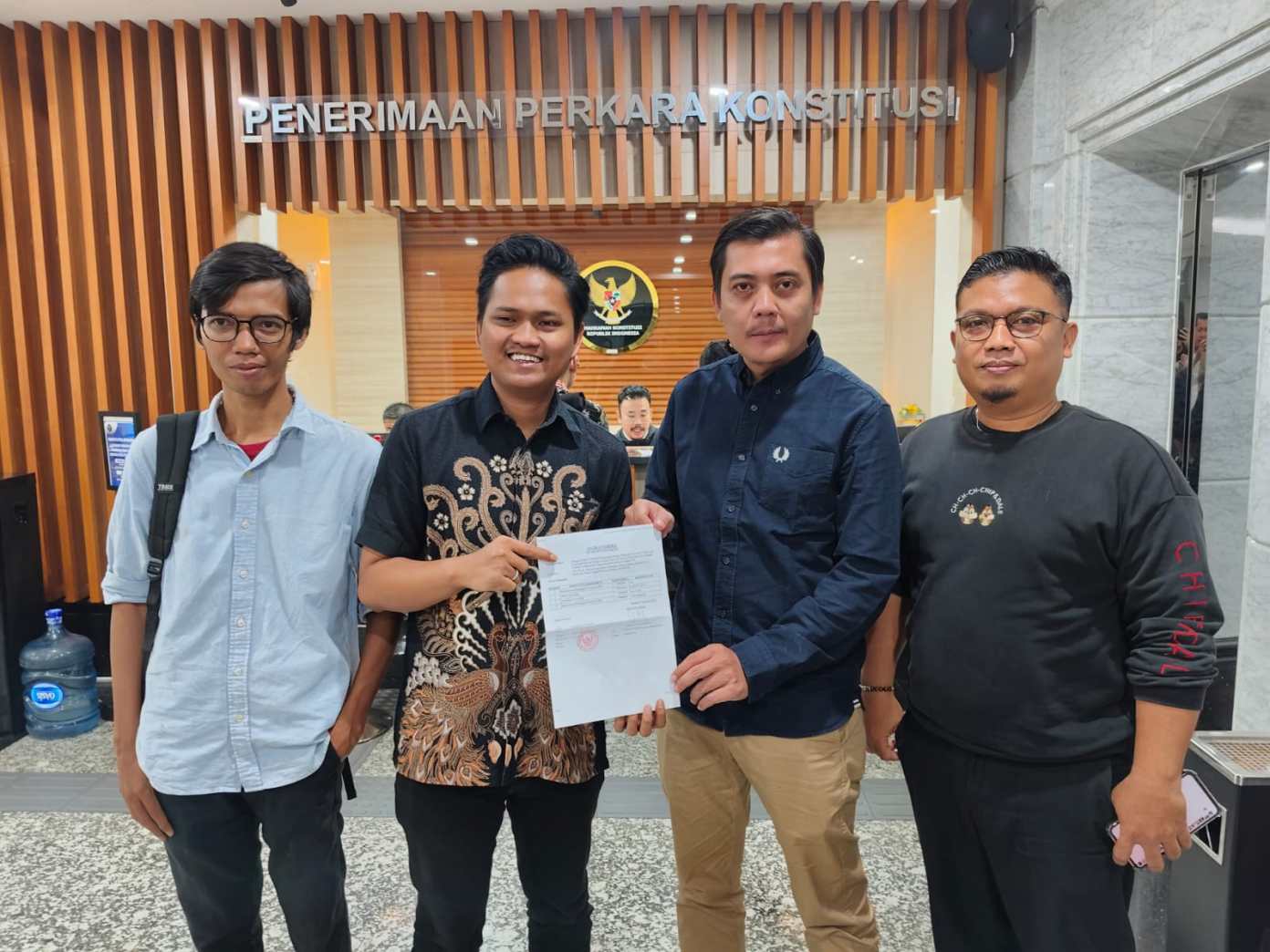 Foto: Iwakum Saat proses pengujian UU Pers (Dok/Istimewa)