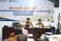 Bupati Halmahera Selatan, Hasan Ali Bassam Kasuba saat Memberikan sambutannya/istimewa